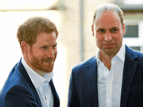 Prince Harry and Prince William in 2018.