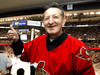 Walter Gretzky takes in a Senators-Leafs game in Ottawa in 2004.