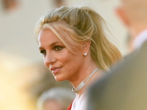 Britney Spears arrives for the premiere of Once Upon a Time... in Hollywood at the TCL Chinese Theatre in Hollywood, California on July 22, 2019.