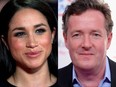 Meghan Markle and Piers Morgan.