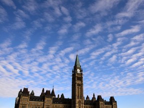 Parliament Hill is shown in Ottawa on Wednesday, March 11, 2020.