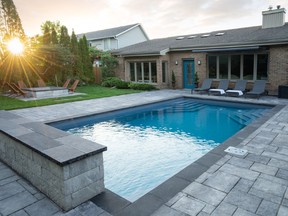“The jump in volume [of requests for pools] has been extraordinary,” says Julio Andracchio, co-founder of NuWave Group Inc., who installed this pool in Kitchener.