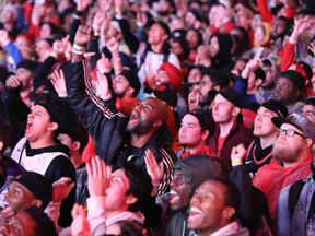 Toronto Fans Crowd 'Jurassic Park' To Watch The Raptors Play For The NBA Championship