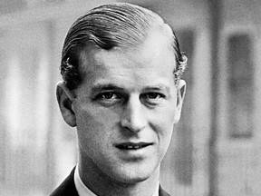 Prince Philip of Greece, later Philip Mountbatten, Duke of Edinburgh, poses at an undisclosed location.