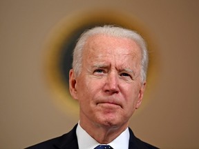 US President Joe Biden  on April 20