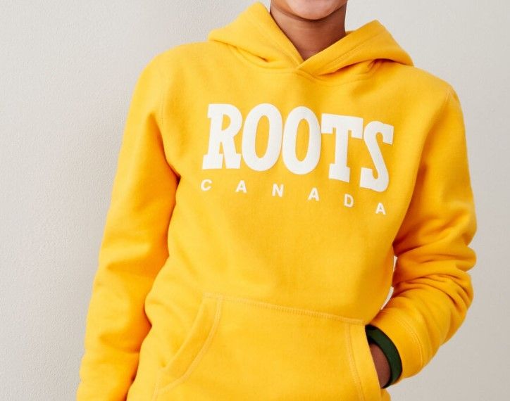 Yellow roots hoodie hot sale