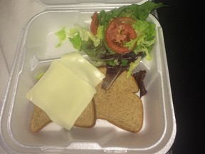 In 2017, Trevor DeHaas tweeted a picture of “dinner” at Fyre Fest — two pieces of wheat bread, limp cheese and a sad looking salad in a styrofoam container.
