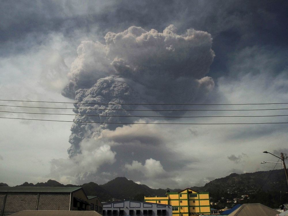 Ash settles over Caribbean island of Saint Vincent after volcanic ...