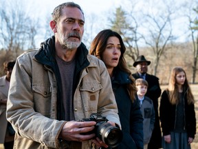 Awestruck: Jeffrey Dean Morgan and Katie Aselton in The Unholy.