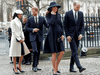 The former Fab Four — Prince Harry, Meghan Markle, Prince William and Kate, the Duchess of Cambridge — in 2018.