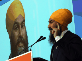 Federal NDP Leader Jagmeet Singh told reporters Friday he is expecting -- though not hoping for -- an election soon.