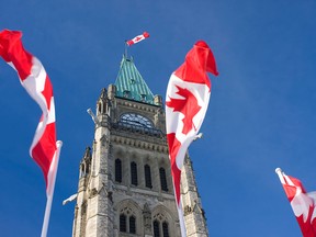 Parliament's Peace Tower is seen in a file photo from Ottawa.