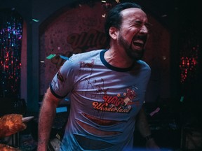 Nicolas Cage delivers a wordless, pinball-obsessed performance in Willy's Wonderland.
