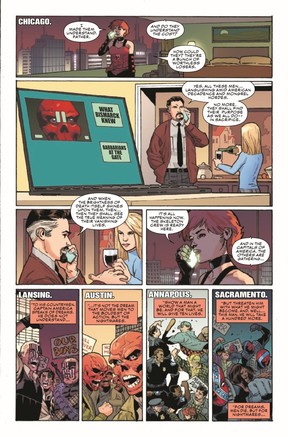 Page from #28 of the ninth series of Captain America, published on March 31.