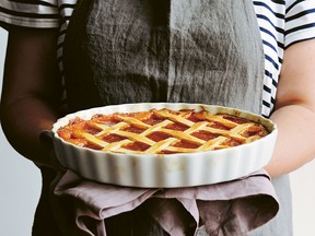 Crostata di marmellata (apricot jam tart) from Torta della Nonna