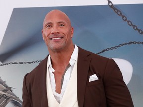 Dwayne Johnson at the premiere for "Fast & Furious Presents: Hobbs & Shaw" in Los Angeles, California, U.S., July 13, 2019.