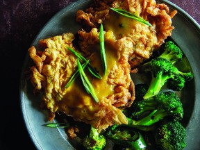 Home-style egg foo yung with curry gravy from Vegetarian Chinese Soul Food