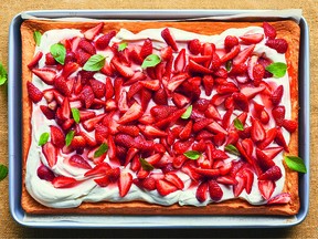 Strawberry shortcake from Sheet Pan Everything