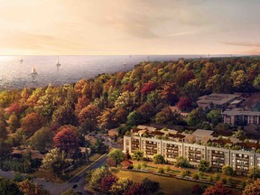 Berkshire Residences is as close to the lake as the Town of Oakville will allow a luxury condo to get.