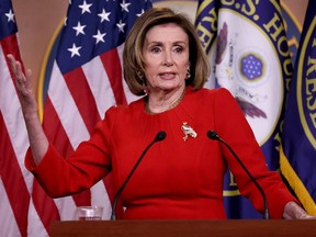 Speaker of the House Nancy Pelosi said the House Ethics Committee should "probably" look into an altercation between Rep. Marjorie Taylor Greene (R-GA) and Rep. Alexandria Ocasio Cortez (D-NY) that occurred outside the House chamber.