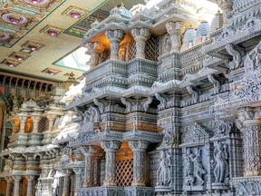 BAPS temple in Robbinsville, New Jersey.