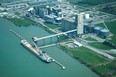 ADM looking north at Port of Windsor