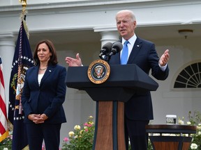 U.S. Vice President Kamala Harris, President Joe Biden and their spouses have released their income tax information.