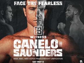 Canelo vs Saunders fight night