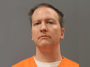 Former Minneapolis police officer Derek Chauvin in a police booking photo after a jury found him guilty on all counts in his trial for second-degree murder, third-degree murder and second-degree manslaughter in the death of George Floyd in Minneapolis, Minnesota, April 20, 2021.