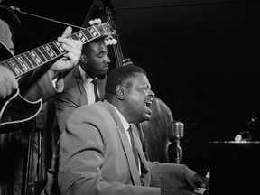 Canadian jazz pianist and composer Oscar Peterson