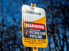 Line 5 currently delivers 540,000 barrels per day of oil and other petroleum products from Superior, Wisconsin, to refineries in Sarnia, Ontario.