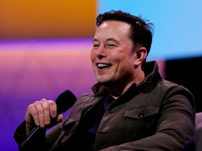 Tesla CEO Elon Musk speaks during the E3 gaming convention in Los Angeles, California, on June 13, 2019.