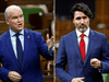 Conservative Leader Erin O'Toole, left, and Liberal Leader Justin Trudeau