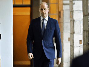 Prince William — above arriving Thursday to meet with military personnel and veterans who were invited to watch the Ceremony of the Keys at the Palace of Holyroodhouse in Edinburgh — was scathing in his criticism of the BBC, accusing it of failing his mother and the public.