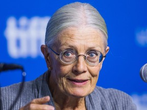 Vanessa Redgrave during the press conference for Foxcatcher at the TIFF Bell Lightbox during the Toronto International Film Festival in Toronto on Monday, September 8, 2014.