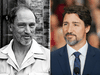 Former prime minister Pierre Trudeau and his lookalike son, Justin Trudeau, who is hoping for a bigger win this election than last.