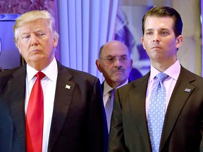 Court filings and records subpoenaed in the investigation show that  Allen Weisselberg (C), chief financial officer, and his son Barry have received corporate perks and gifts worth tens or hundreds of thousands of dollars in their years associated with the Trump Organization.