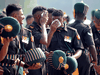 Indian armed forces personnel try to stay cool in the New Delhi heat.