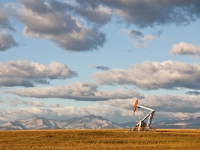 Prairie Pumpjack in Alberta Canada