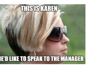 Featuring the trademark blonde bob and tightly-pressed lips, 'Karen' has become a social media symbol for entitled, melodramatic white women.