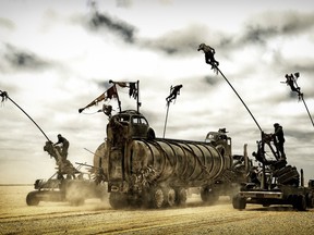 A scene from Warner Bros. Pictures' and Village Roadshow Pictures' action adventure "MAD MAX: FURY ROAD," a Warner Bros. Pictures release.