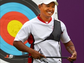 Crispin Duenas during the London 2012 Summer Olympics, July 27, 2012.  (Jean Levac / Postmedia)