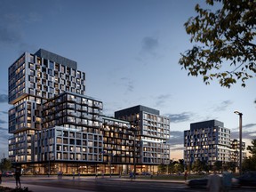 545 new residences will be split between the 17- and 11-storey buildings.