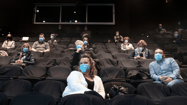 In a new poll, many vaccinated people said they would feel uncomfortable in settings such as a theatre knowing they are among the unvaccinated.