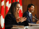 Federal Finance Minister Chrystia Freeland has justified her spending plans by saying economic growth in coming years could effectively cover budget deficits.