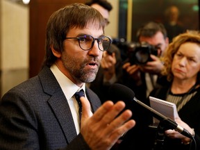 Heritage Steven Guilbeault attends a news conference on Parliament Hill in a file photo from Feb. 3, 2020.