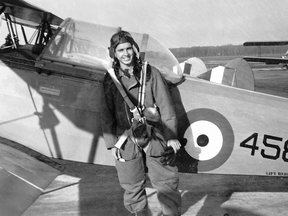 Andrew Carswell during flight training prior to his deployment to Europe.