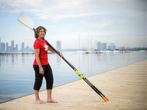 Team Canada's Chef de Mission for the Tokyo 2020 Olympic Games, Marnie McBean, poses for a portrait at the Argonauts Rowing Club on June 28, 2019.