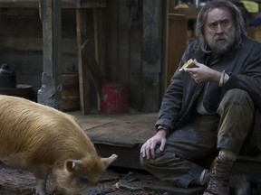 Nicolas Cage plays a man whose best friend is a pig in Pig.