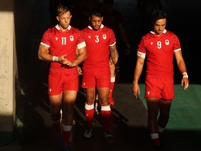 Hours after squeezing into the medal round, the Canadians were hoping to channel the same energy that had carried them to a first-ever sevens win over New Zealand in 2015 in Tokyo but it wasn't to be, as the All Blacks came out hard and dominated the men in red throughout the first half to take a 21-0 lead into halftime.